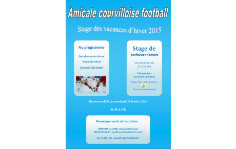 Stage-vacances U13/U15